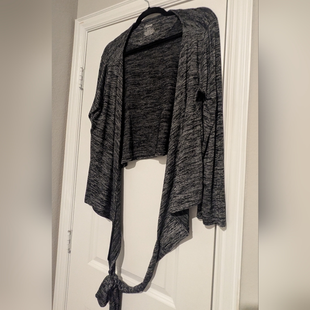Soma Heather Gray Open-Front Shrug NWOT
